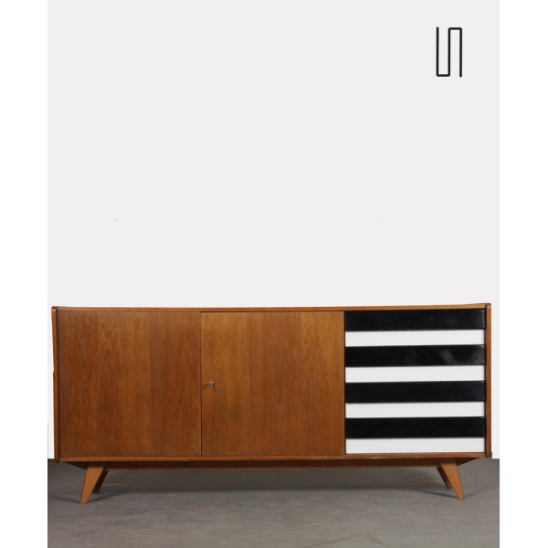 Oak sideboard by Jiri Jiroutek, model U-460, 1960s - 