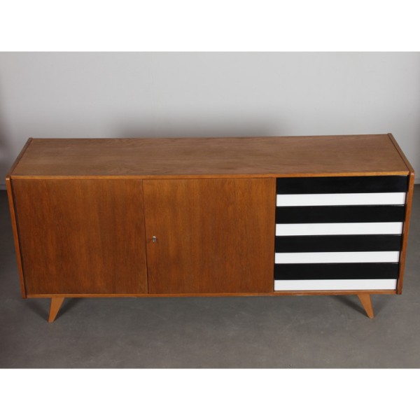 Oak sideboard by Jiri Jiroutek, model U-460, 1960s - 