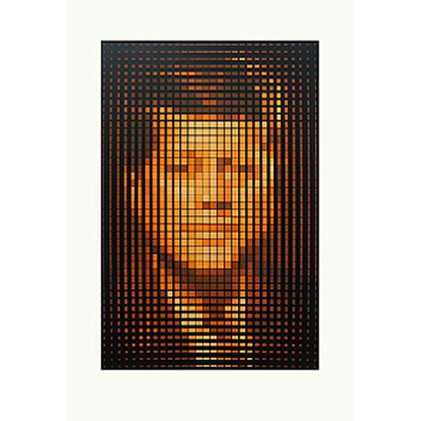 Screenprint - Yvaral - John F. Kennedy - Kinetic art