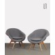 Pair of vintage armchairs by Miroslav Navratil, 1960s - Eastern Europe design