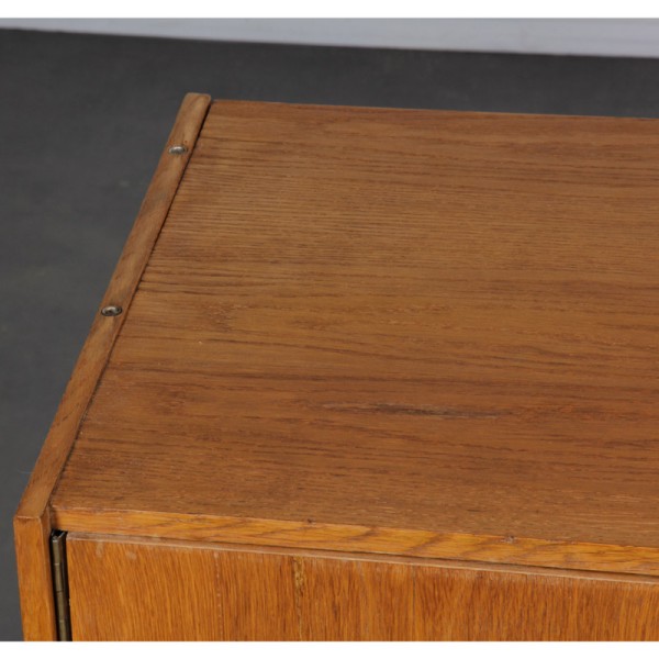 Vintage oak storage unit by Jiri Jiroutek, model U-458, 1960s - Eastern Europe design