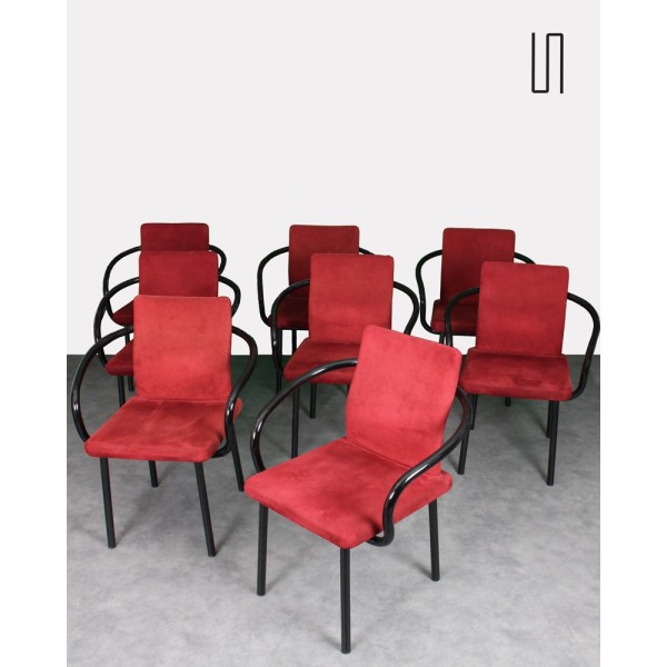 Suite de 8 chaises, modèle Mandarin, par Ettore Sottsass - Design Italien