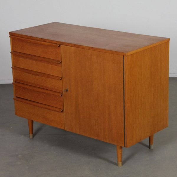 Wooden chest of drawers produced by Drevozpracujici podnik, 1960s - 