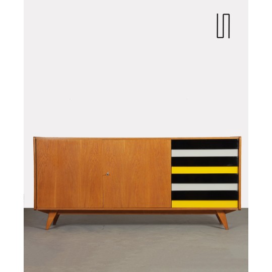 Oak sideboard by Jiri Jiroutek, model U-460, 1960s - 