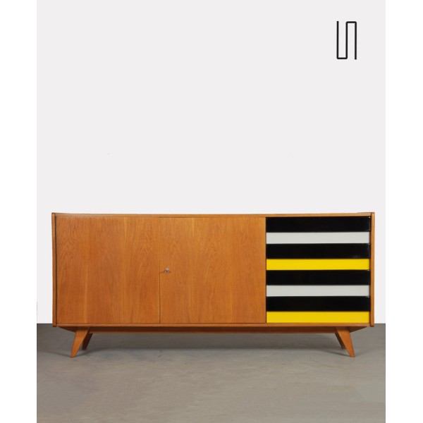 Oak sideboard by Jiri Jiroutek, model U-460, 1960s - 