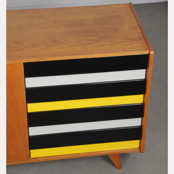 Oak sideboard by Jiri Jiroutek, model U-460, 1960s - 