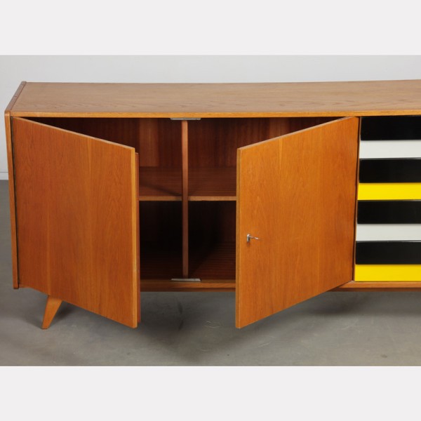 Oak sideboard by Jiri Jiroutek, model U-460, 1960s - 