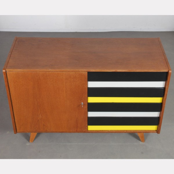 Chest with yellow drawers, model U458 by Jiri Jiroutek, 1960s - 