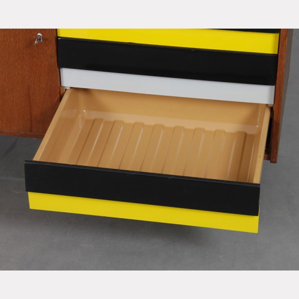 Chest with yellow drawers, model U458 by Jiri Jiroutek, 1960s - 