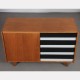 Vintage oak chest of drawers by Jiri Jiroutek, model U-458, 1960s - 