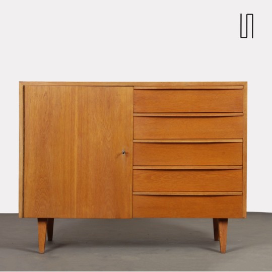 Wooden chest of drawers produced by Drevozpracujici podnik, 1960s - 