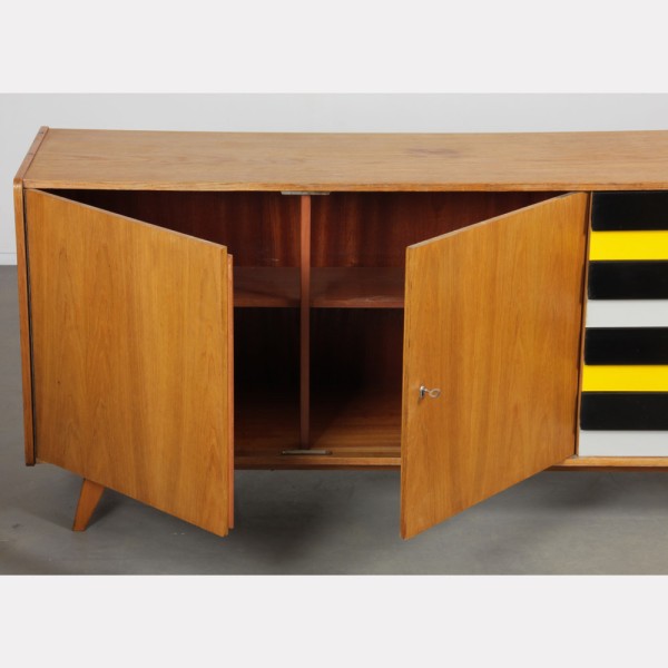 Oak sideboard by Jiri Jiroutek, model U-460, 1960s - 