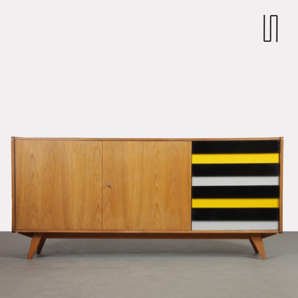 Oak sideboard by Jiri Jiroutek, model U-460, 1960s - 