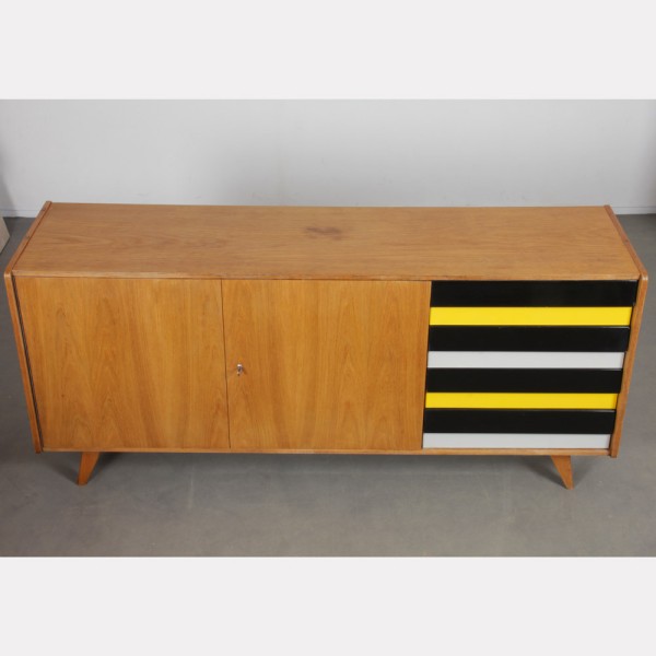 Oak sideboard by Jiri Jiroutek, model U-460, 1960s - 