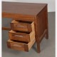 Vintage wooden desk from the 1970s - Eastern Europe design