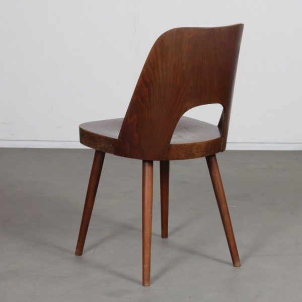 Suite de 4 chaises vintage par Oswald Haerdtl pour Ton, 1960 - Design d'Europe de l'Est