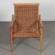 Vintage wicker chair edited by Uluv, 1960s - Eastern Europe design