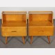 Pair of vintage nightstands dating from the 1960s - Eastern Europe design