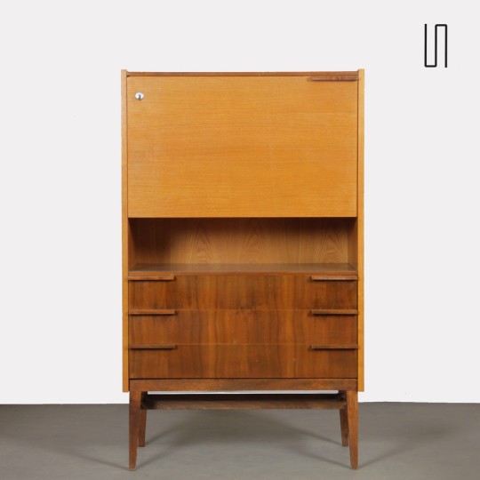 Secrétaire vintage par Frantisek Mezulanik pour UP Zavody, 1960 - Design d'Europe de l'Est