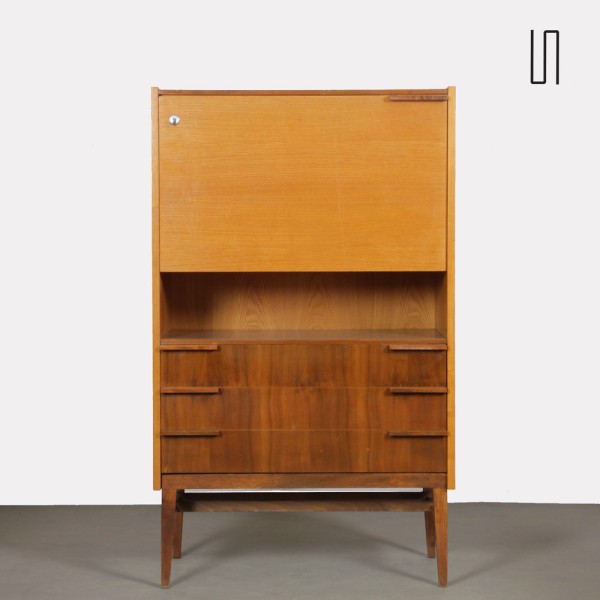 Secrétaire vintage par Frantisek Mezulanik pour UP Zavody, 1960 - Design d'Europe de l'Est