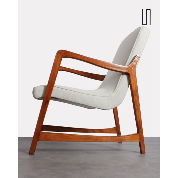 Fauteuil polonais vintage par Barbara Fenrych, 1960 - Design d'Europe de l'Est