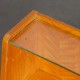 Vintage wood and glass storage unit, 1960s - 