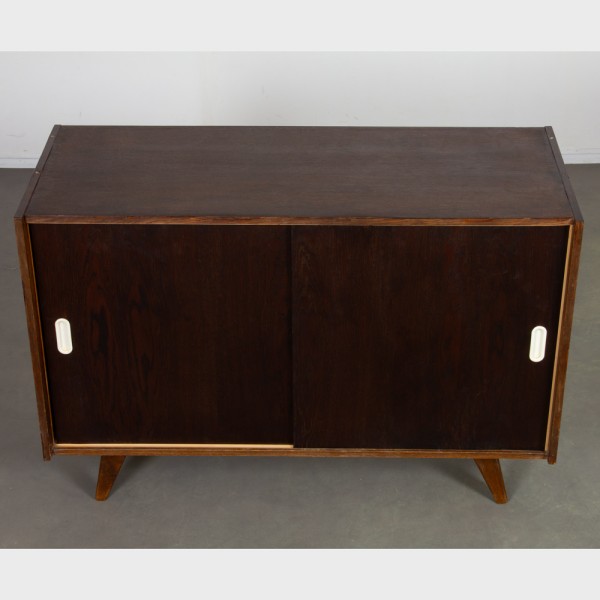 Dark oak chest designed by Jiri Jiroutek, model U-452, 1960s - Eastern Europe design