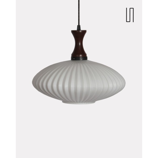 Suspension danoise en opaline, 1960 - Design Scandinave