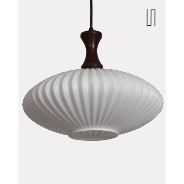 Suspension danoise en opaline, 1960 - Design Scandinave