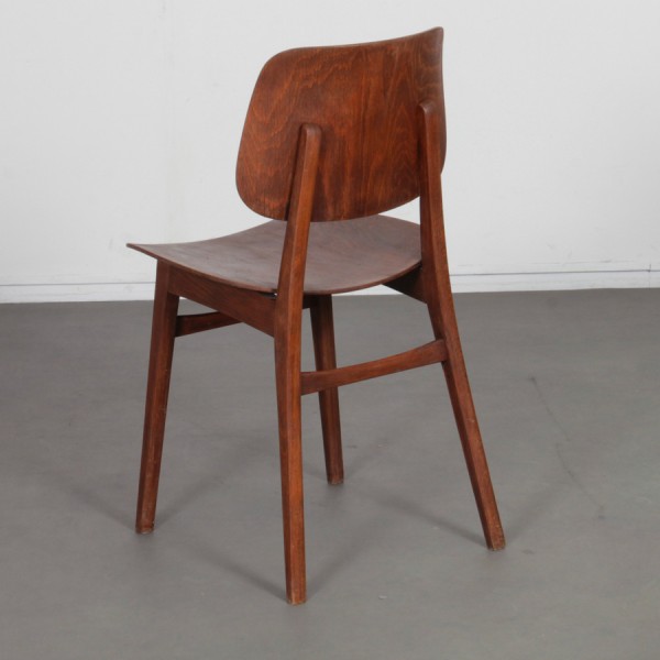 Suite of 4 chairs produced by Ton, 1960 - Eastern Europe design