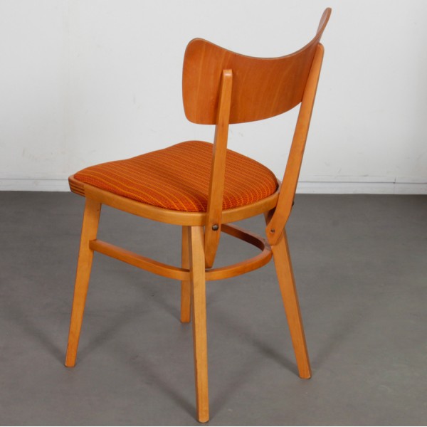 Suite of 4 chairs produced by Ton, 1960 - Eastern Europe design