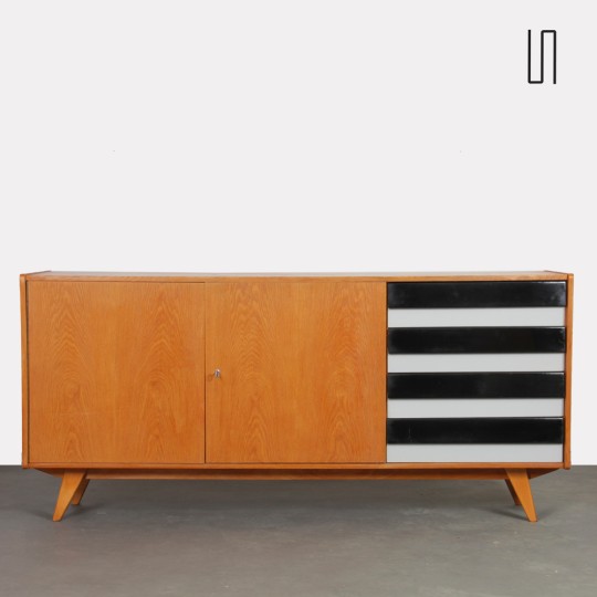 Oak sideboard by Jiri Jiroutek, model U-460, 1960s - 