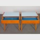 Paire de tables de chevet attribuées à Frantisek Jirak, 1970 - Design d'Europe de l'Est