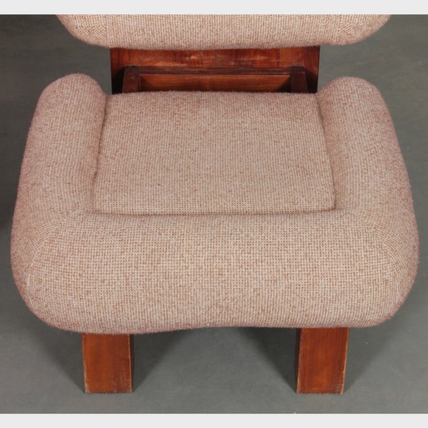 Paire de fauteuils hauts des années 1970 - 