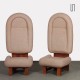 Pair of 1970s high armchairs - 