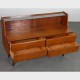 Vintage wood and glass storage unit, 1960s - 