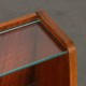 Vintage wood and glass storage unit, 1960s - 