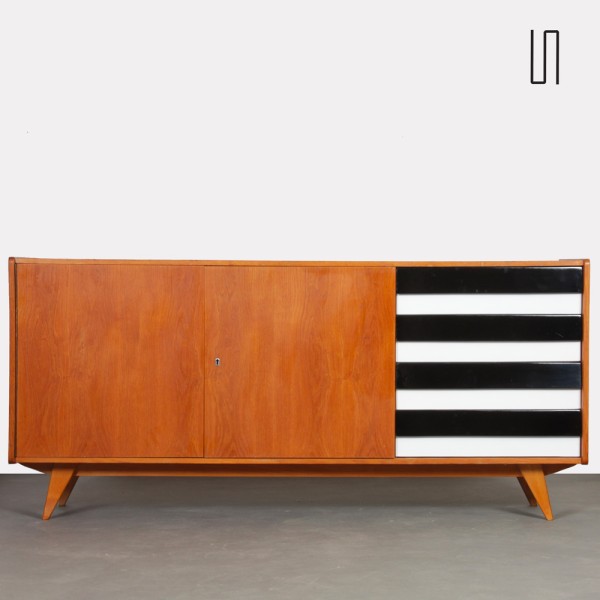 Oak sideboard by Jiri Jiroutek, model U-460, 1960s - 