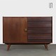 Vintage stained oak chest of drawers model U-458 by Jiri Jiroutek, 1960s - Eastern Europe design