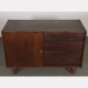 Vintage stained oak chest of drawers model U-458 by Jiri Jiroutek, 1960s - Eastern Europe design