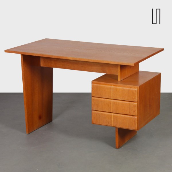 Vintage desk by Bohumil Landsman, 1970s - Eastern Europe design