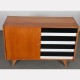 Vintage oak chest of drawers by Jiri Jiroutek, model U-458, 1960s - 