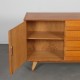 Vintage oak storage unit by Jiri Jiroutek, model U-458, 1960s - Eastern Europe design