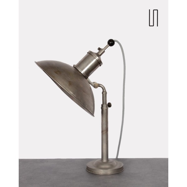 Grande lampe industrielle vintage, design tchèque, 1930 - Design d'Europe de l'Est