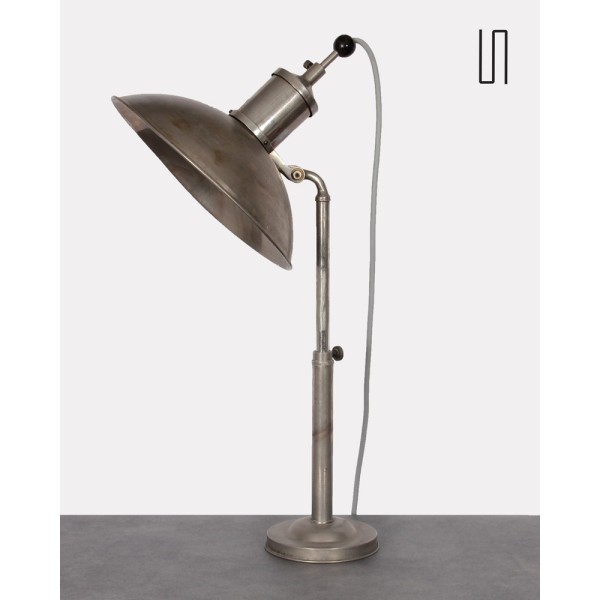 Large Czech industrial lamp, Large vintage industrial lamp, Czech design, 1930s - Eastern Europe design