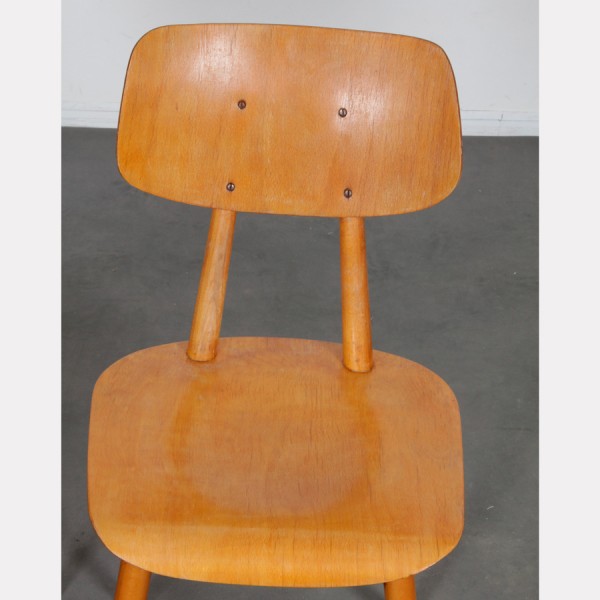 Pair of 2 wooden chairs produced by Ton, 1960s - Eastern Europe design