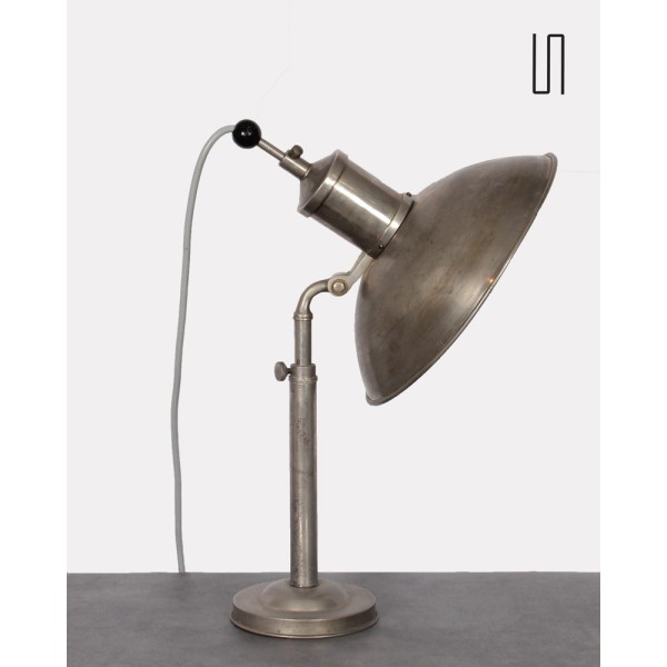 Grande lampe industrielle vintage, design tchèque, 1930 - Design d'Europe de l'Est