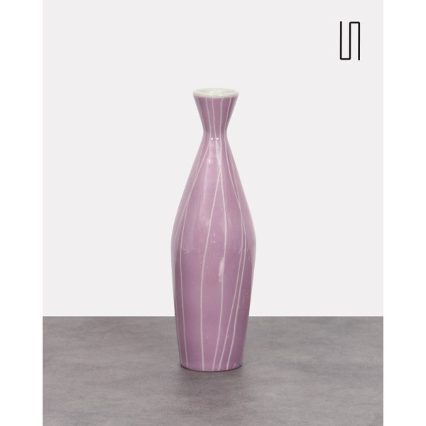 Czech ceramic vase with geometric motifs, 1960 - Eastern Europe design