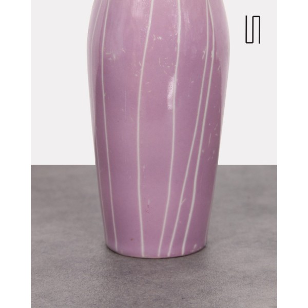 Czech ceramic vase with geometric motifs, 1960 - Eastern Europe design