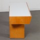 Vintage wood and opaline low console, 1960s - Eastern Europe design